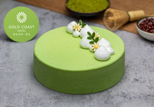 Matcha & Red Bean Mousse Cake